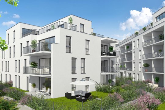 WVG Immobilien-Projekt Eyzingasse 23, Nussbaumallee 14 :: 3D Renderings, 3D Video, Grundriss-Navigator, 3D und 2D Grundrisse :: Immobilien-Promotion