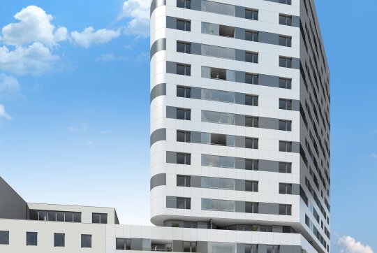 Immobilien Projekt SKY6 und SKY TOWER :: Gerhard Bronner Straße / Gombrichgasse, Wien :: BUWOG :: 3D Visualisierungen und 3D Video