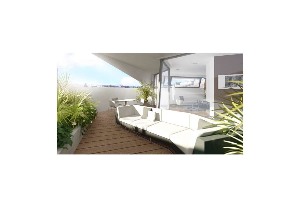 Luxus Design-Wohnzimmer 3D Visualisierung