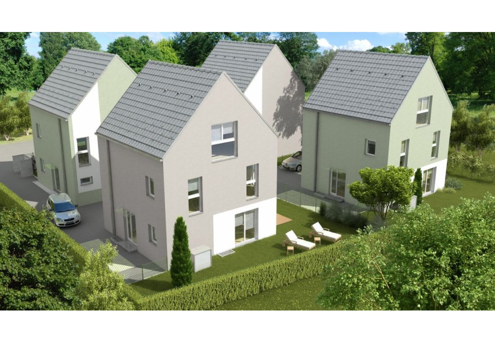 3D Rendering außen Immobilien-Projekt Rannersdorf